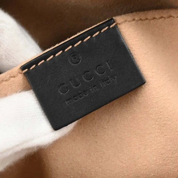 Gucci Black Leather Marmont Shoulder Bag 447632 - Picture 9 of 10